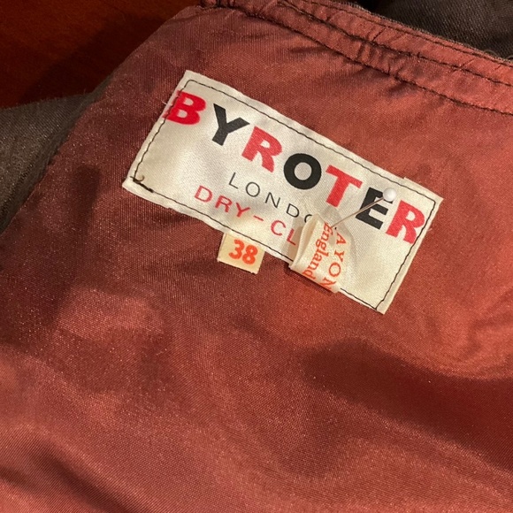 Fancy maxi 1970’s Byroter silk dress size 38 - Picture 7 of 7